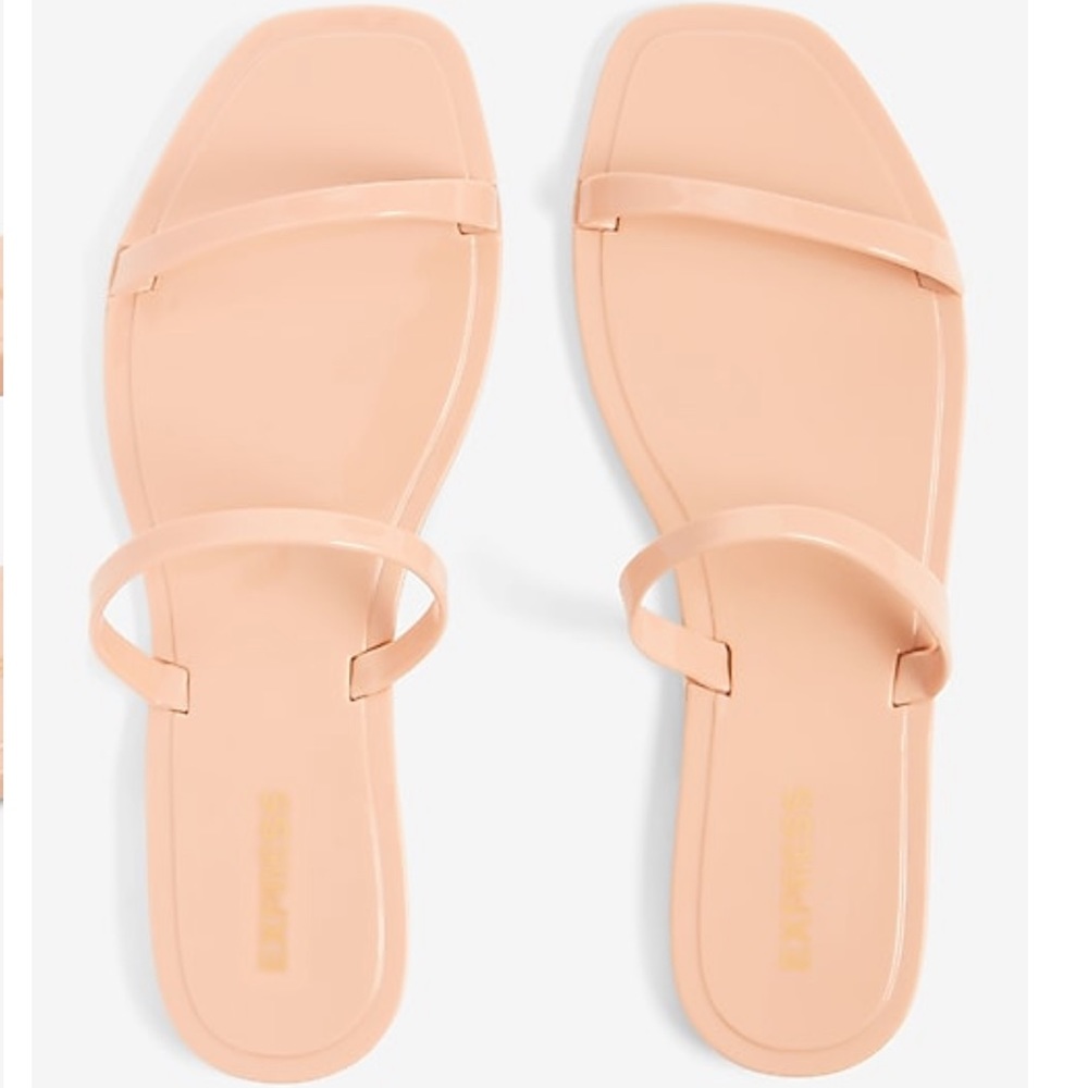 EXPRESS Jelly Slide Double Band Sandals